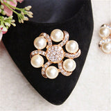 1PC Crystal Shoes Buckle Women Shoes Decoration Clips Bridal Charm Decor