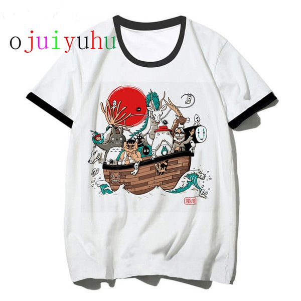 Totoro Harajuku Ullzang T Shirt Women Studio Ghibli Kawaii T-shirt