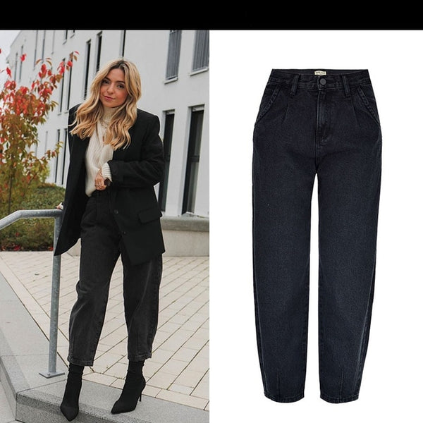 Spring autumn fashion cotton denim jeans women 2020 new