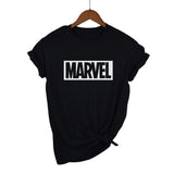 Any fashion match Harajuku casual women's t-shirt punk MARVEL cotton