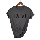 Any fashion match Harajuku casual women's t-shirt punk MARVEL cotton