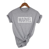 Any fashion match Harajuku casual women's t-shirt punk MARVEL cotton