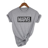 Any fashion match Harajuku casual women's t-shirt punk MARVEL cotton