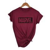 Any fashion match Harajuku casual women's t-shirt punk MARVEL cotton