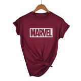 Any fashion match Harajuku casual women's t-shirt punk MARVEL cotton