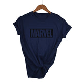 Any fashion match Harajuku casual women's t-shirt punk MARVEL cotton