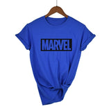 Any fashion match Harajuku casual women's t-shirt punk MARVEL cotton