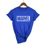 Any fashion match Harajuku casual women's t-shirt punk MARVEL cotton