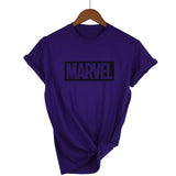 Any fashion match Harajuku casual women's t-shirt punk MARVEL cotton