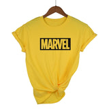 Any fashion match Harajuku casual women's t-shirt punk MARVEL cotton