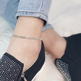 1PCS fashion anklet of shoes accessories crystal Shoes Decorations Women