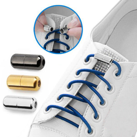 2pcs/set Round Colorful Metal Aglets For DIY Shoelaces Drawstring Women